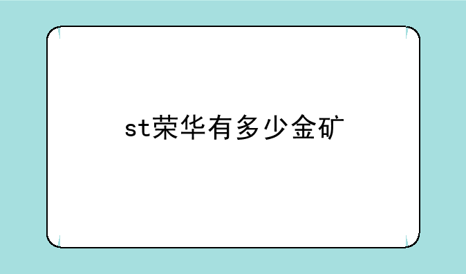 st荣华有多少金矿