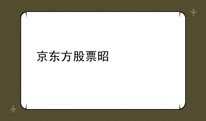 京东方股票是什么