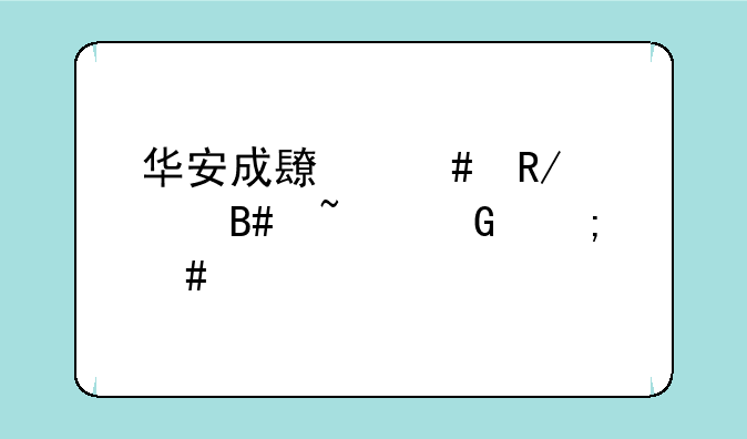 华安成长先锋混合基金怎么样