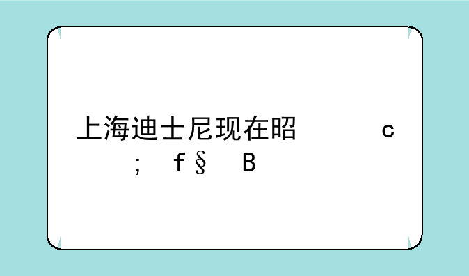 上海迪士尼现在是高风险吗