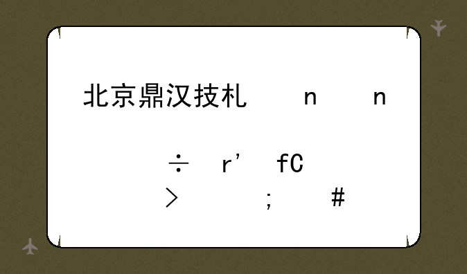 北京鼎汉技术集团股份有限公司怎么样