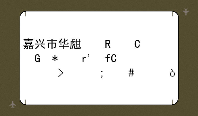 嘉兴市华生电子科技有限公司怎么样？