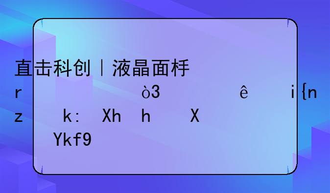 直击科创｜液晶面板市场已冷，八亿时空注册成功存疑